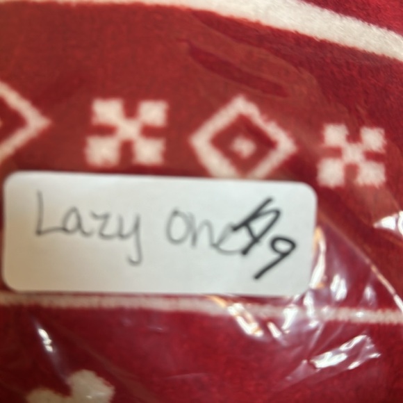 LAZY ONE XS Ugly Christmas Nordic footed hood oversized Reindeer unisex onesie - Picture 12 of 12